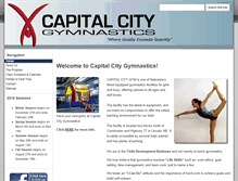 Tablet Screenshot of capitalcitygymnastics.net